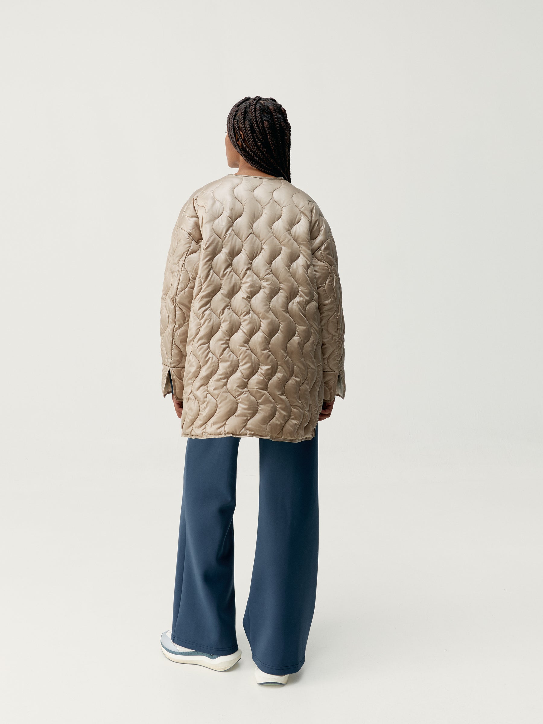 Yasu Jacket in Stick/Winter Ecru