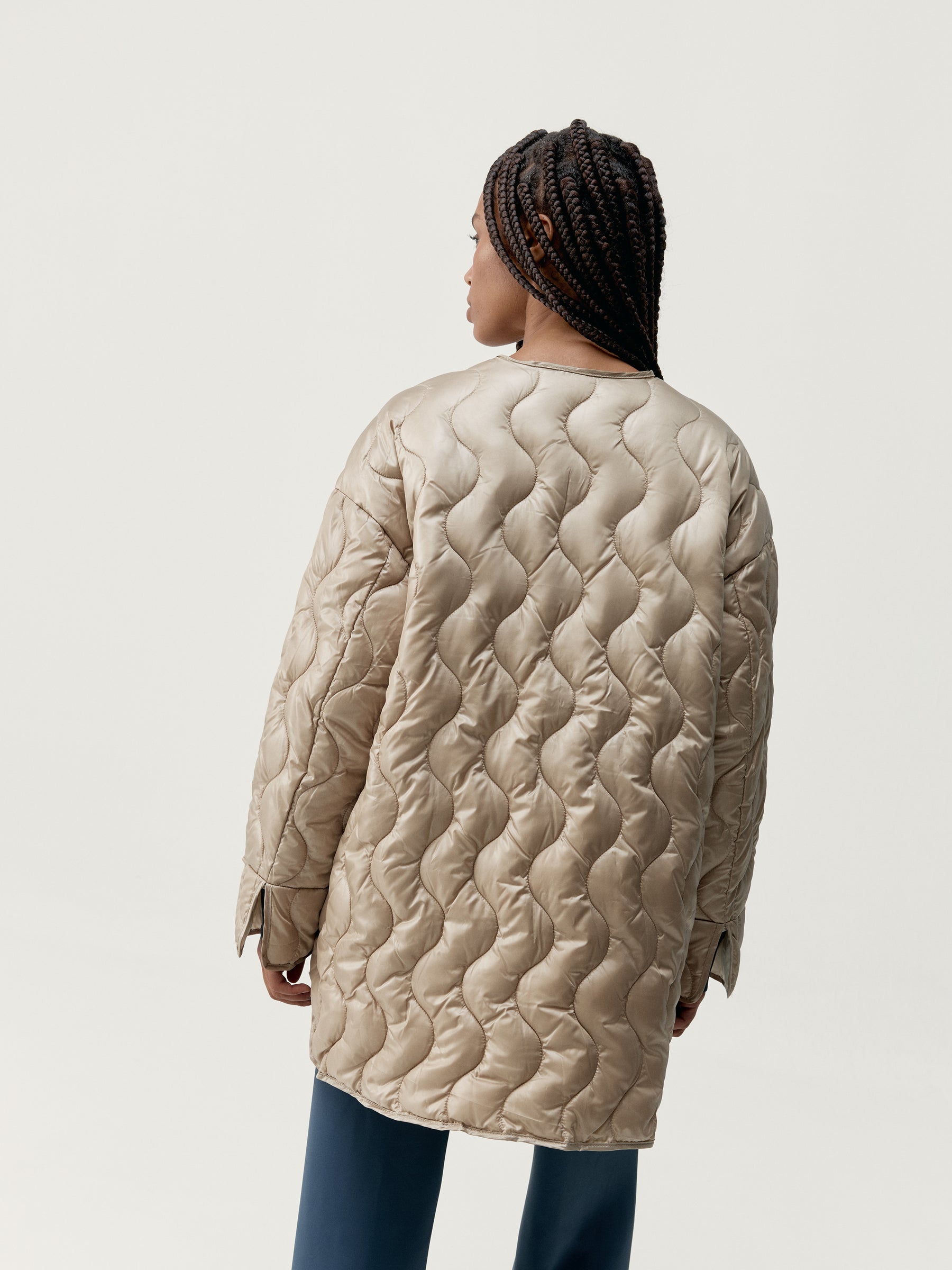 Yasu Jacket in Stick/Winter Ecru