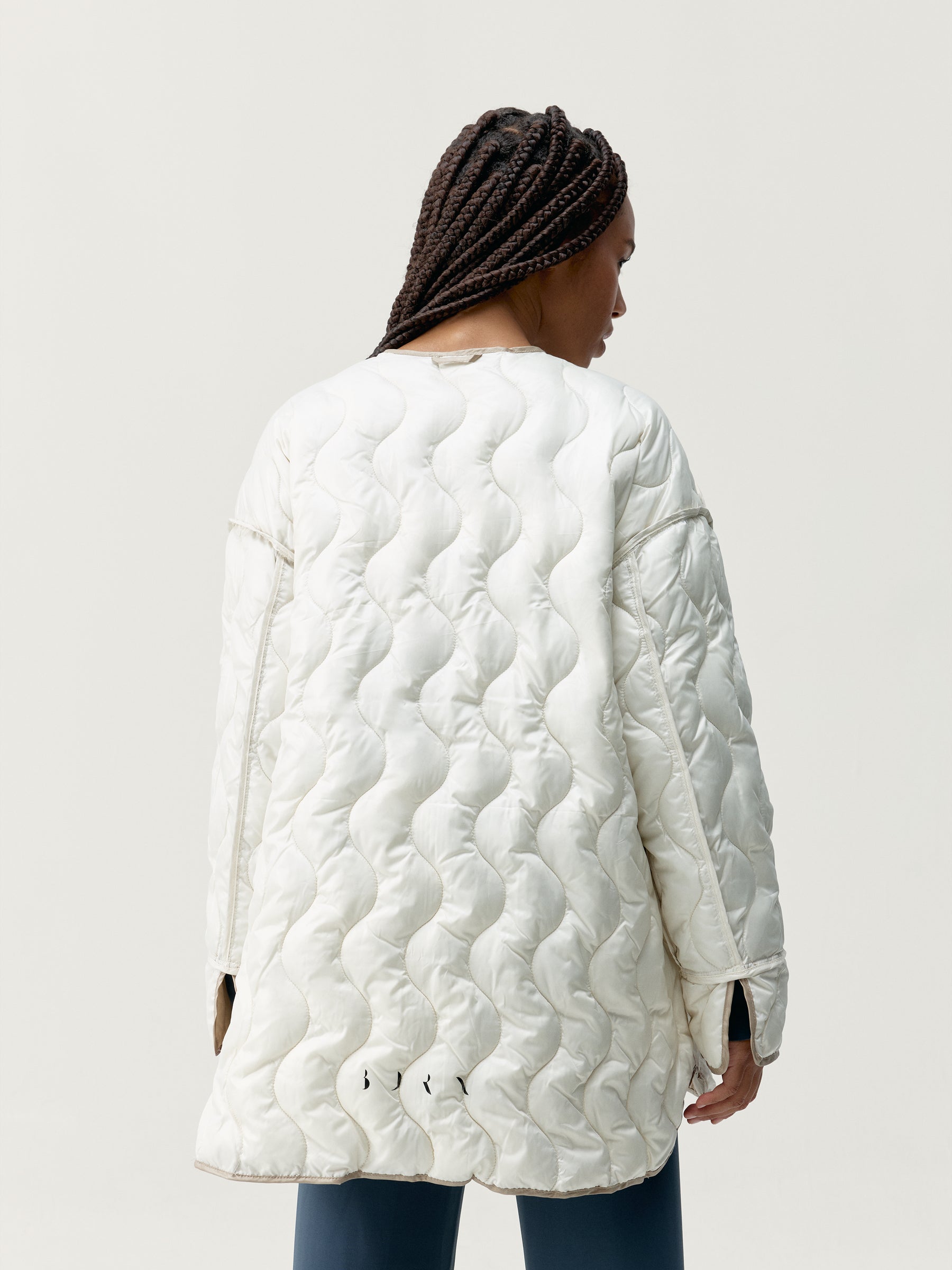 Yasu Jacket in Stick/Winter Ecru