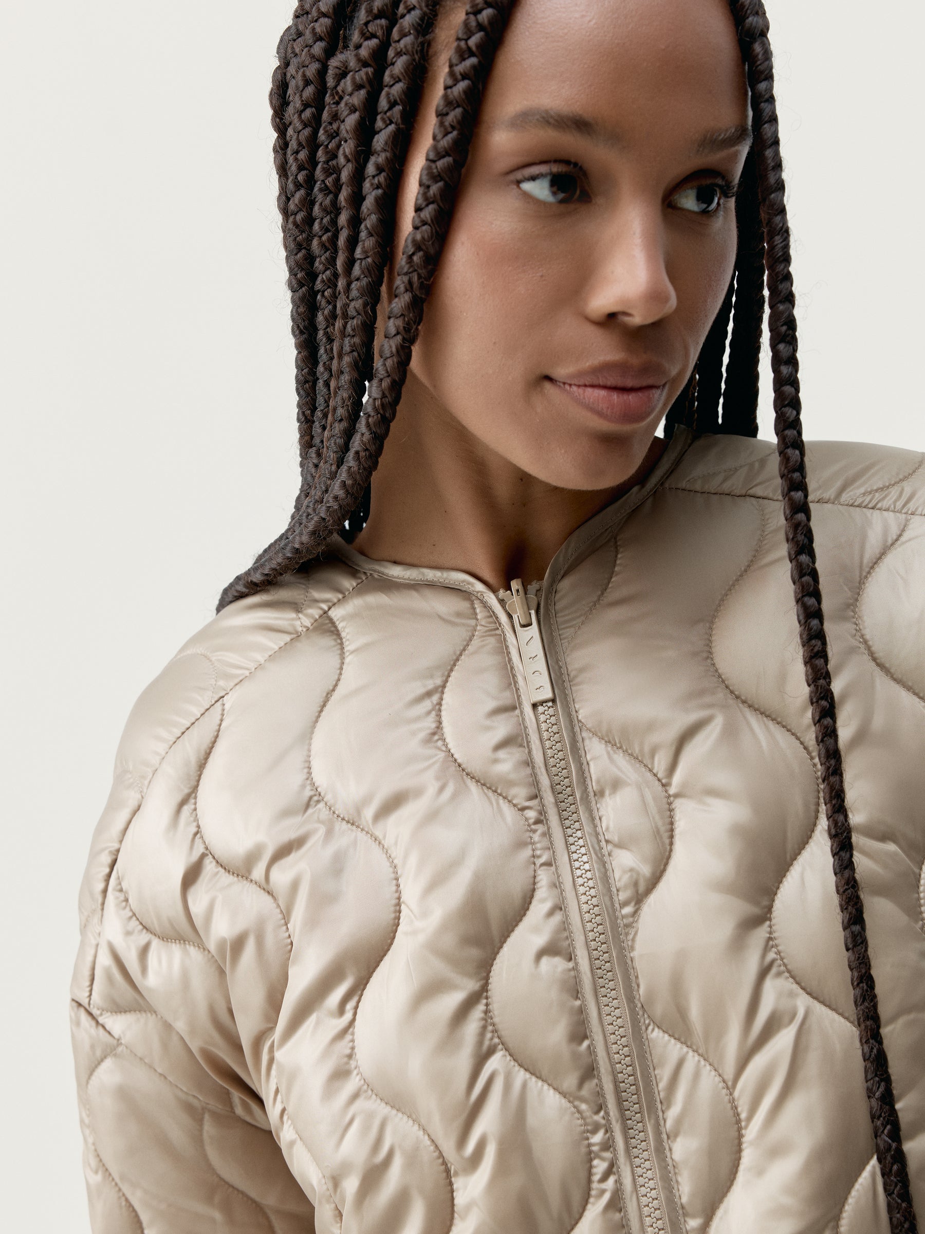 Yasu Jacket in Stick/Winter Ecru