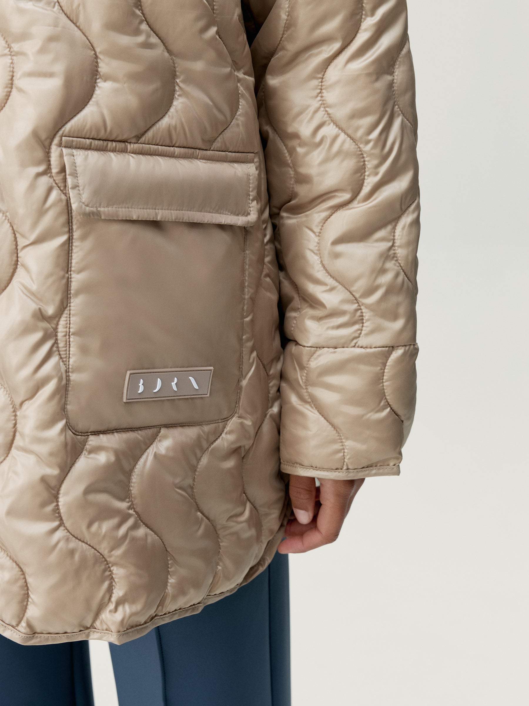 Yasu Jacket in Stick/Winter Ecru