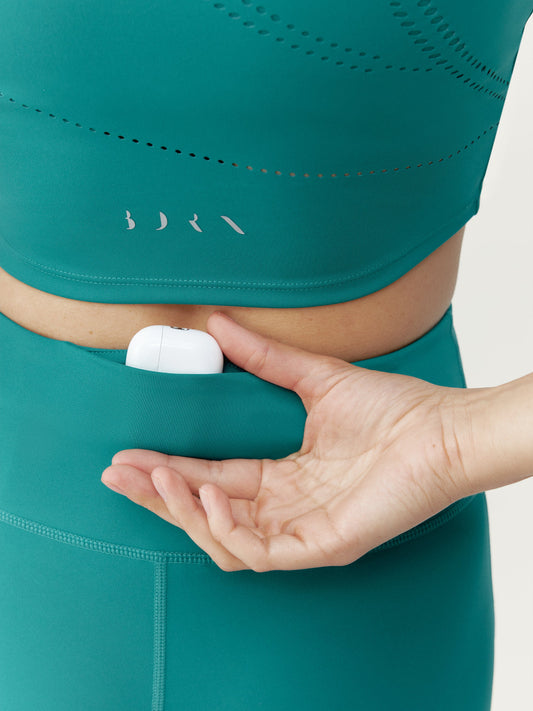 Leggings verts Zenda Biscay