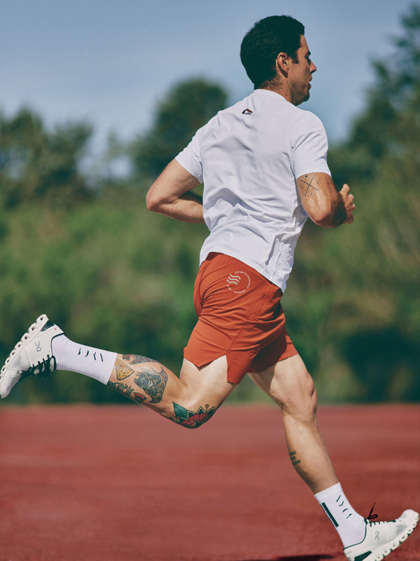 Total Look Running White + Orange