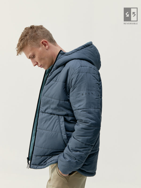 Volga Jacket in Grey Green/Road Gray