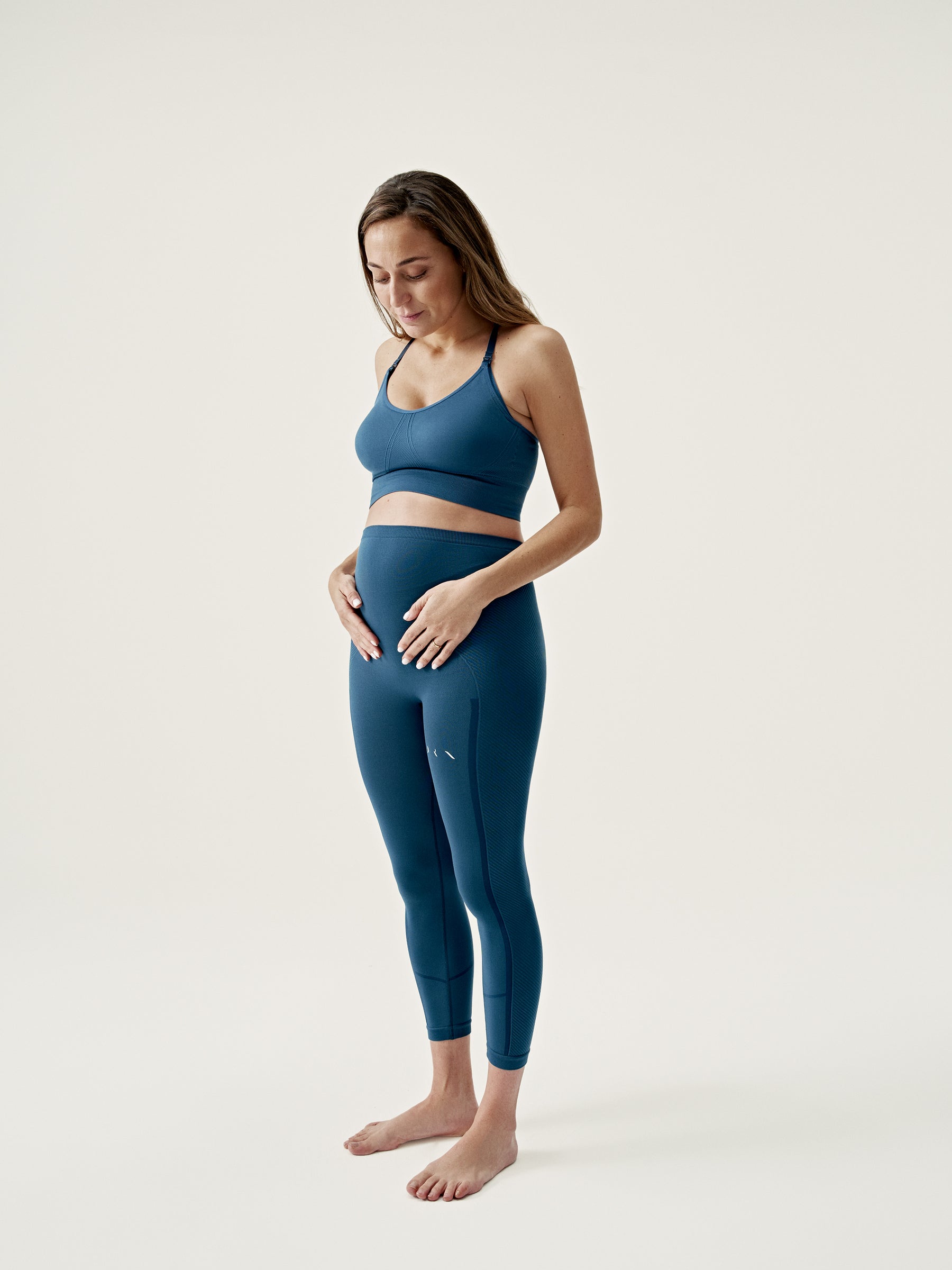 Maternity Top in Deep Blue