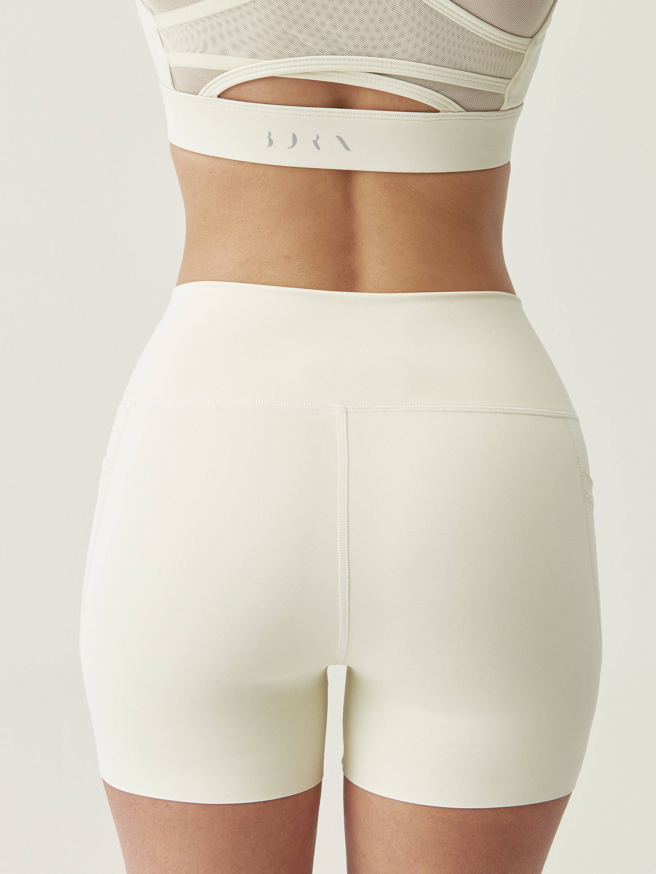 Raw Shorts in Ivory