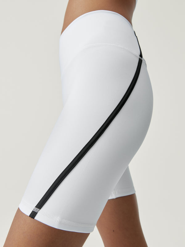 Daira Shorts in White/Black