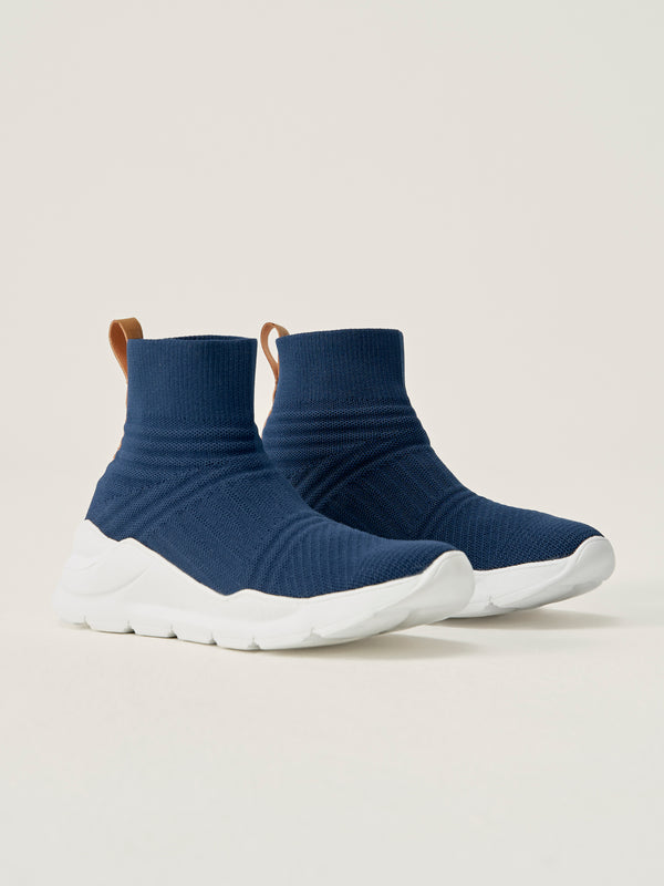 Enzo Boots in Sailor Blue