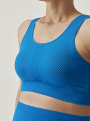 Mere Top in Gloss Blue