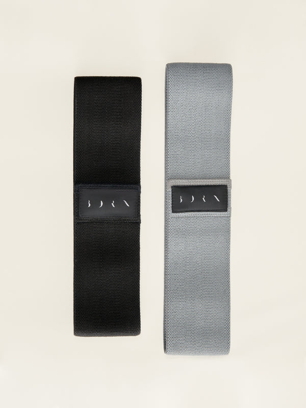 Resistance Bands Set Black & Medium Grey