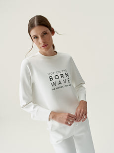 Saona Sweatshirt in Off White