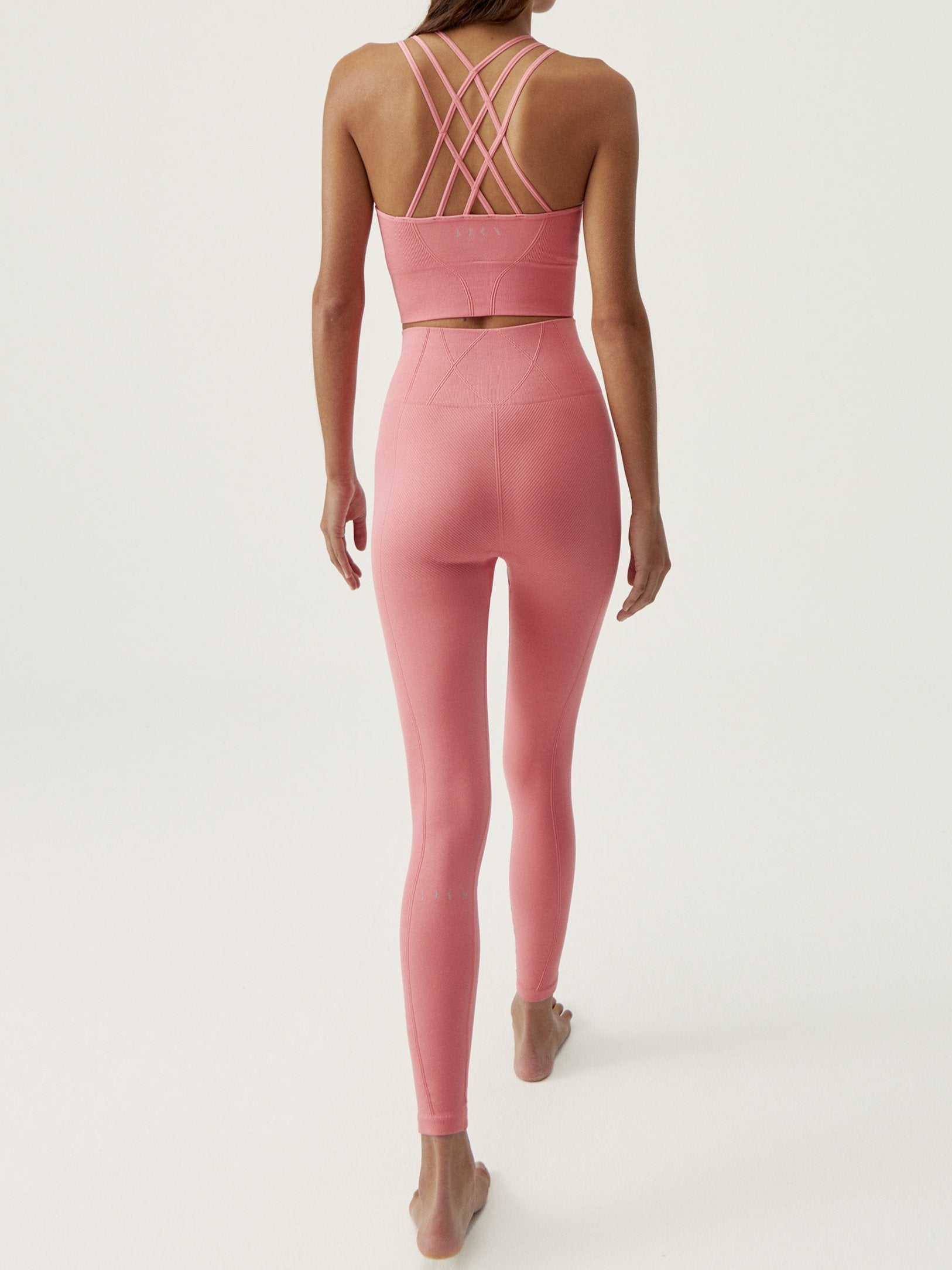 Selene Leggings in Pink Peach