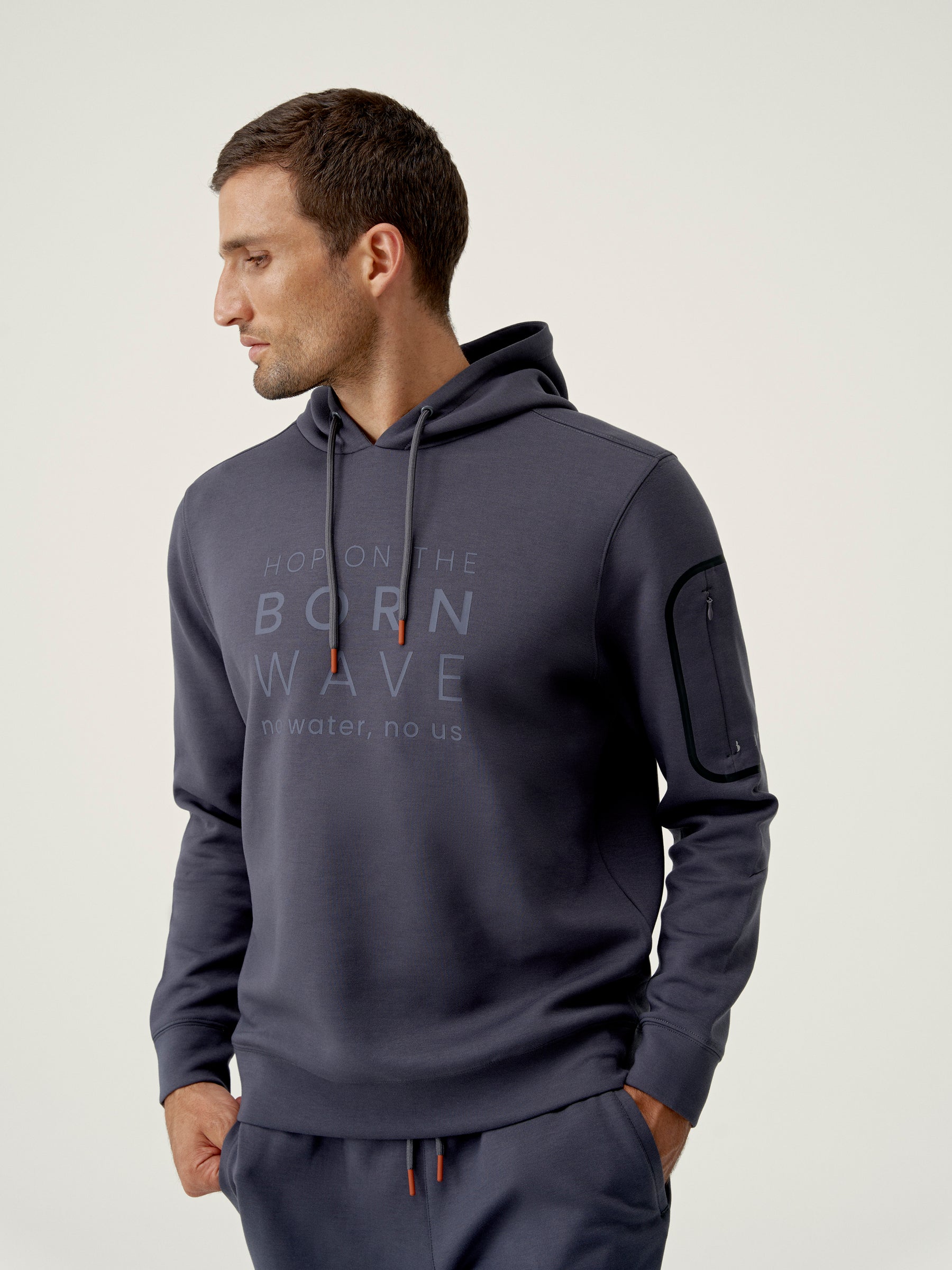 Waikato Hoody in Road Grey