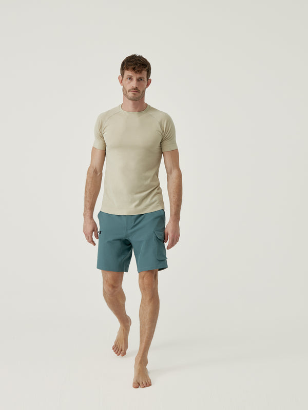 Yukon Shorts in Grey Green